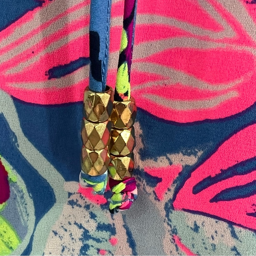 Lilly Pulitzer Tensley Top in Fantasy Garden XXS - Picture 5 of 7